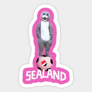 Overlooked Football - Sealand National Team Double Sided Sticker